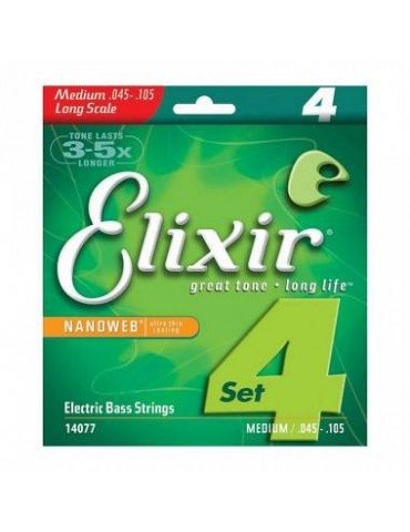 CORDIERA PER BASSO ELETTRICO ELIXIR 4C MEDIUM 14077