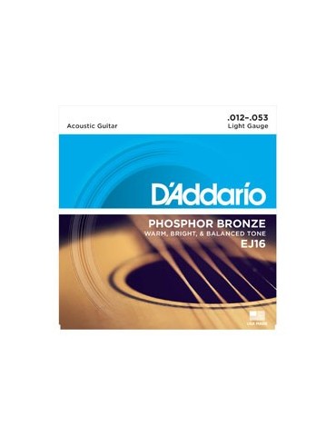 EJ16 Phosphor Bronze, Light, 12-53